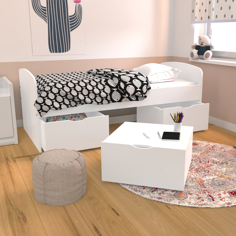 Isabelle & Max Idora 90 x 190cm Cabin Bed with Drawers Wayfair.co.uk